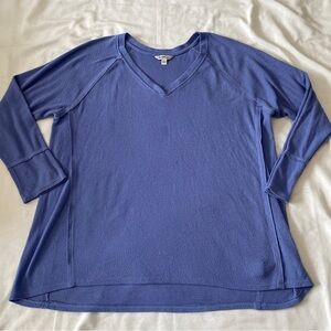 Wildfox XXL Purple V-Neck Pullover Sweater Sweatshirt Casual Soft